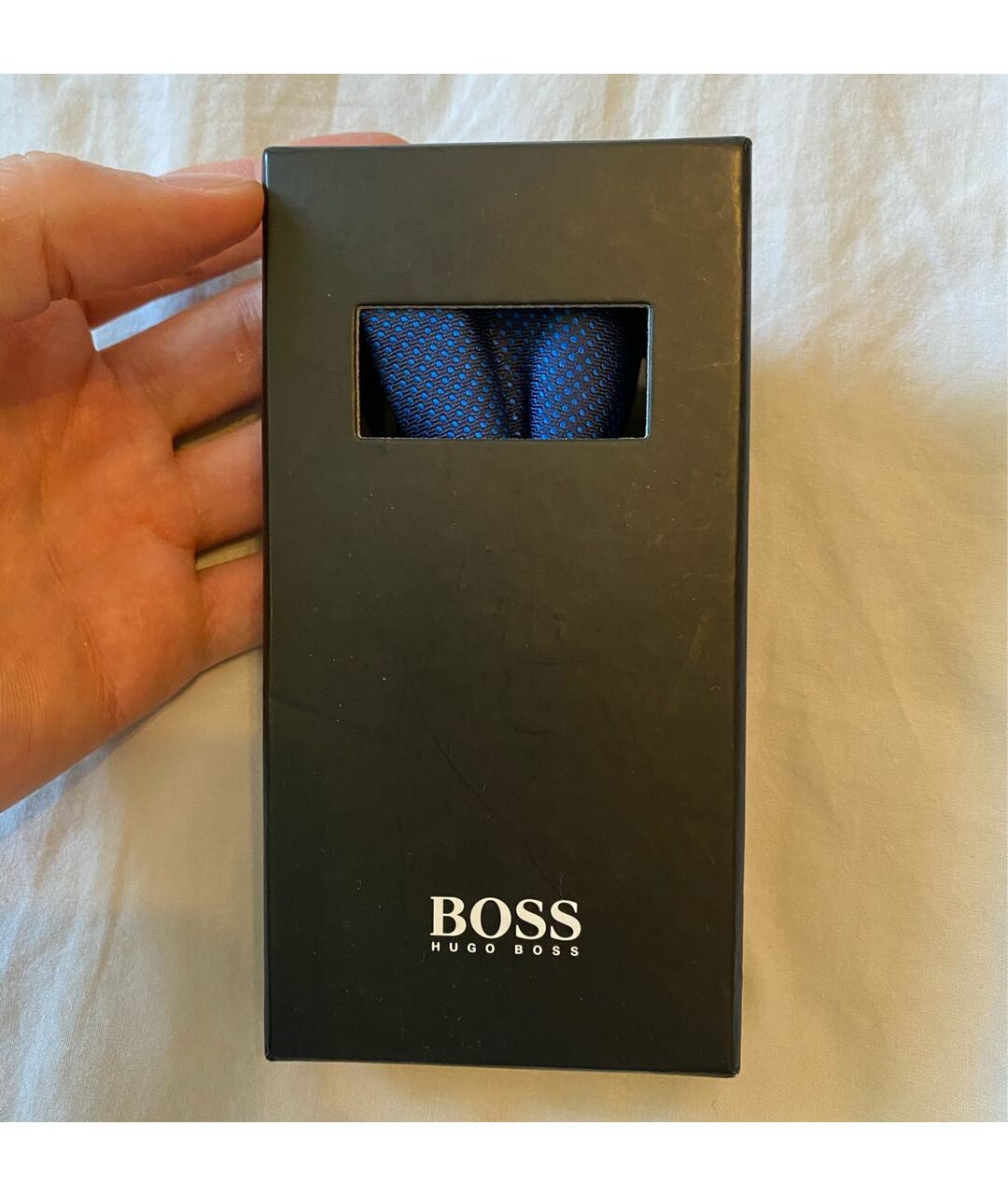 HUGO BOSS Синяя шелковая бабочка, фото 5