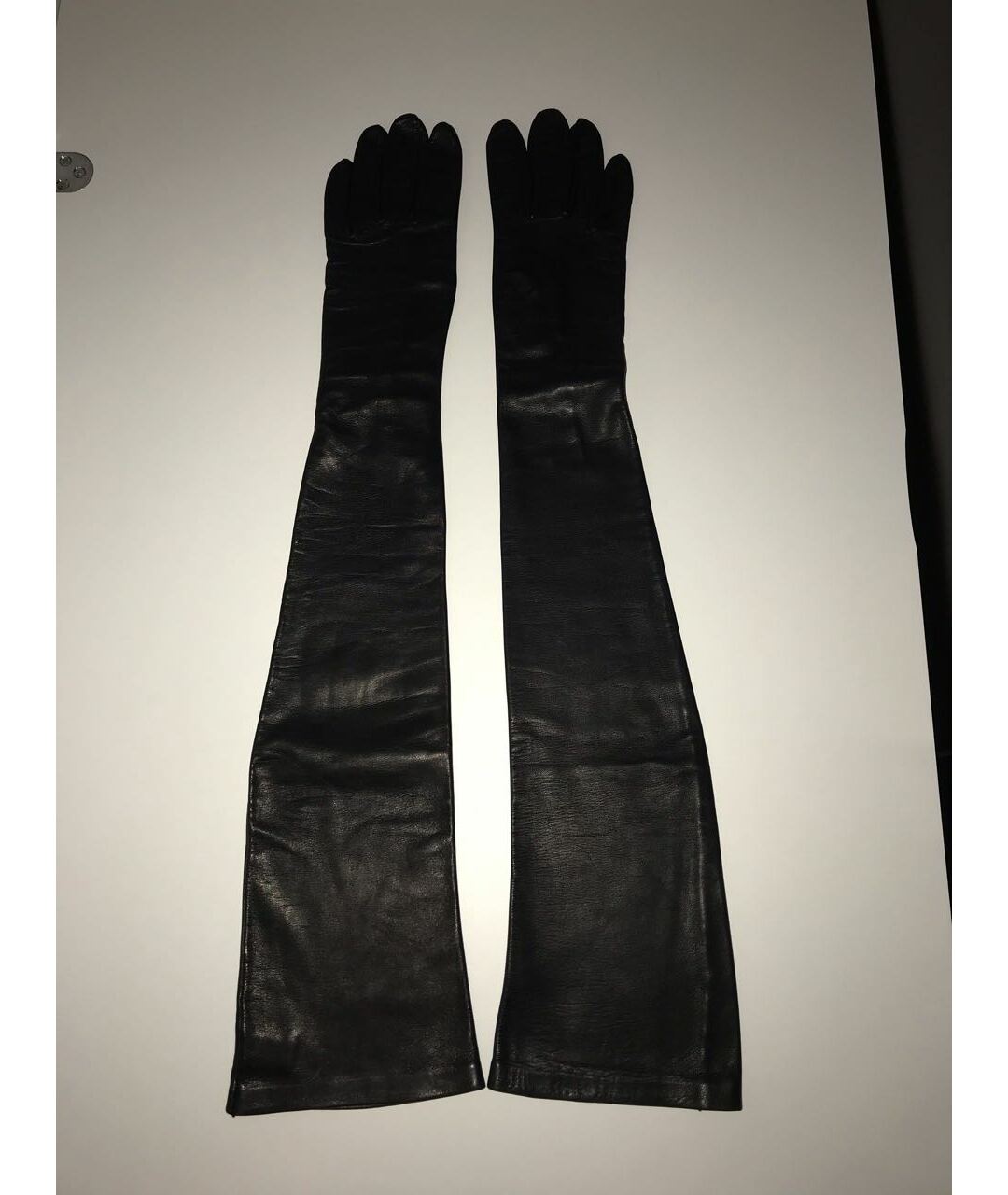 AGENT PROVOCATEUR Черные кожаные перчатки, фото 9