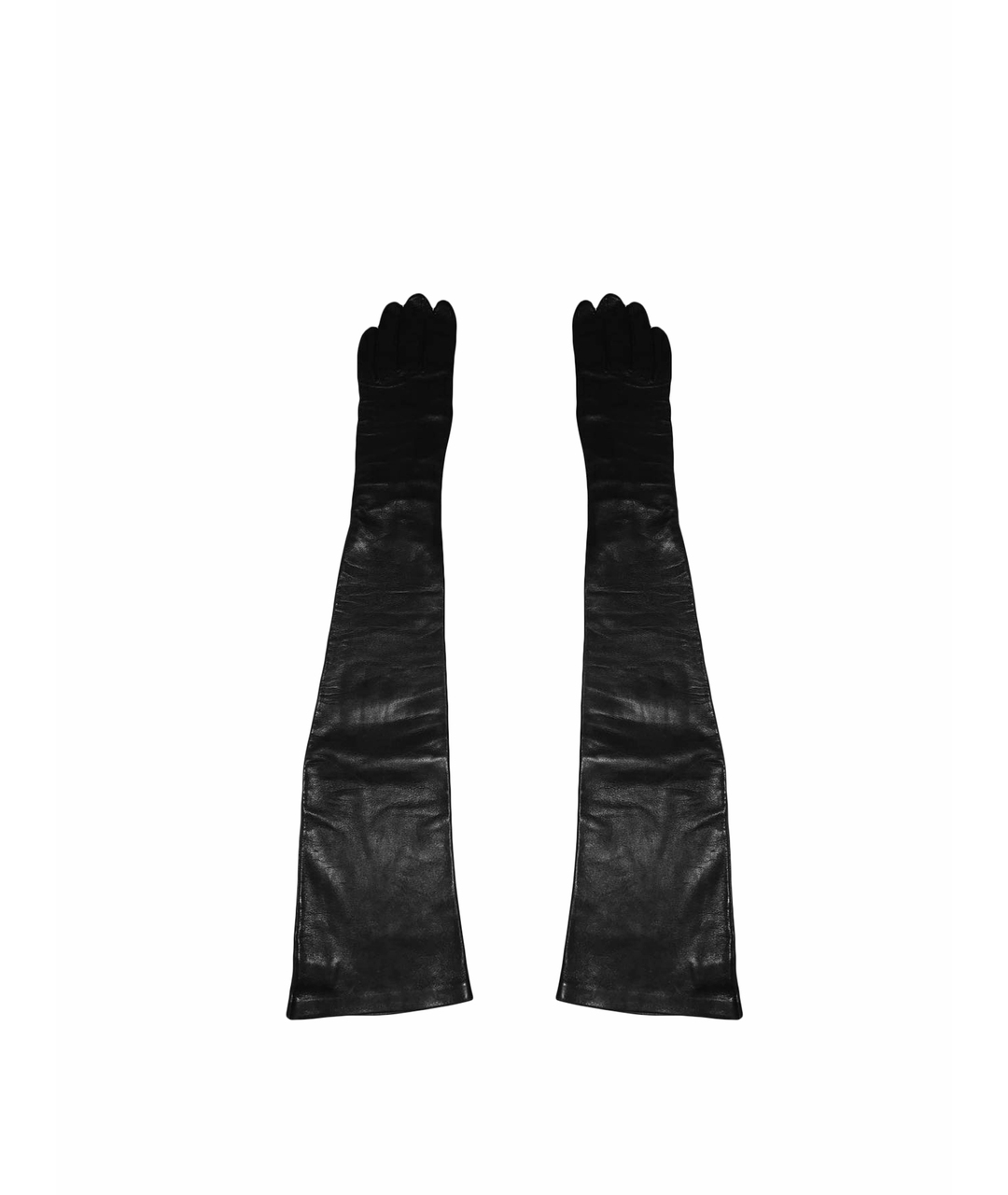 AGENT PROVOCATEUR Черные кожаные перчатки, фото 1
