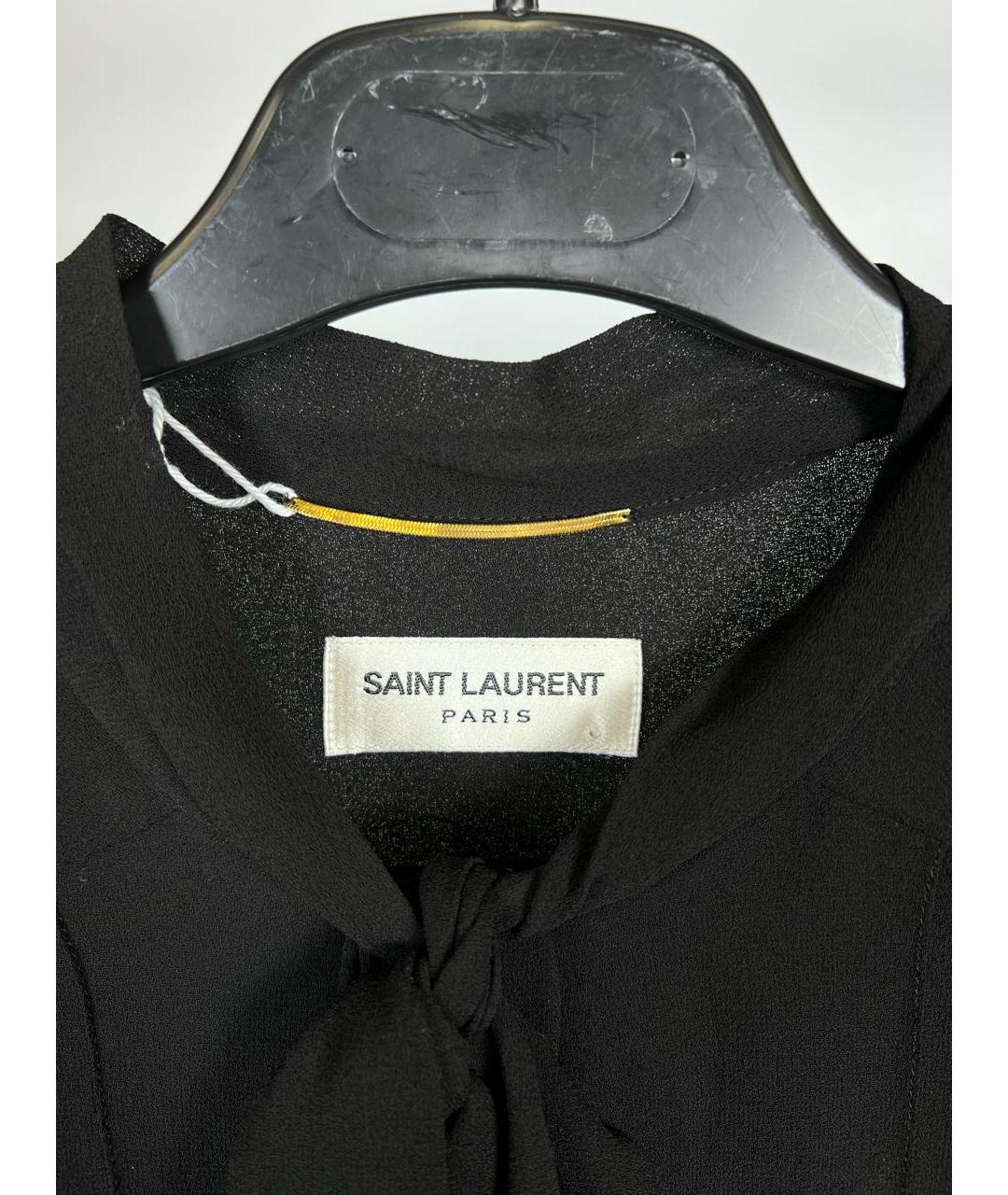 SAINT LAURENT Черное коктейльное платье, фото 3