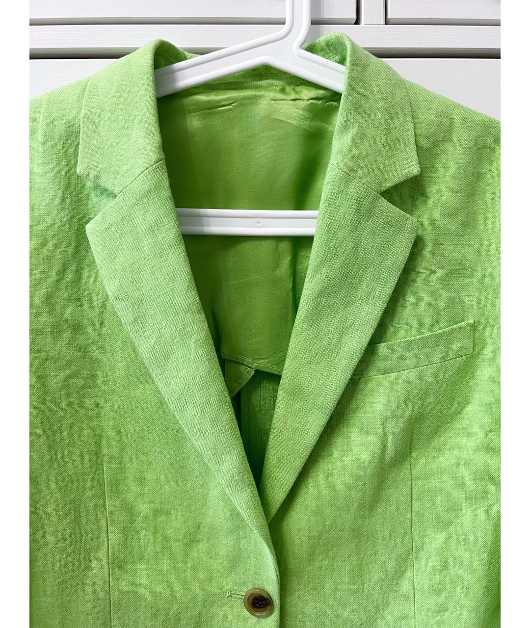ARKET Зеленый льняной жакет/пиджак, фото 3