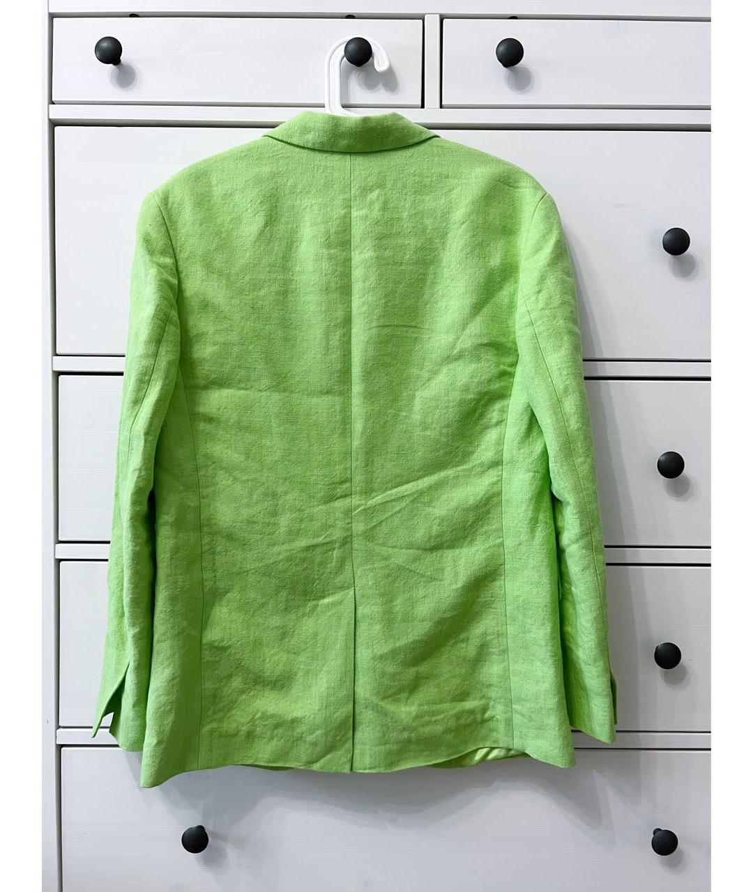 ARKET Зеленый льняной жакет/пиджак, фото 6