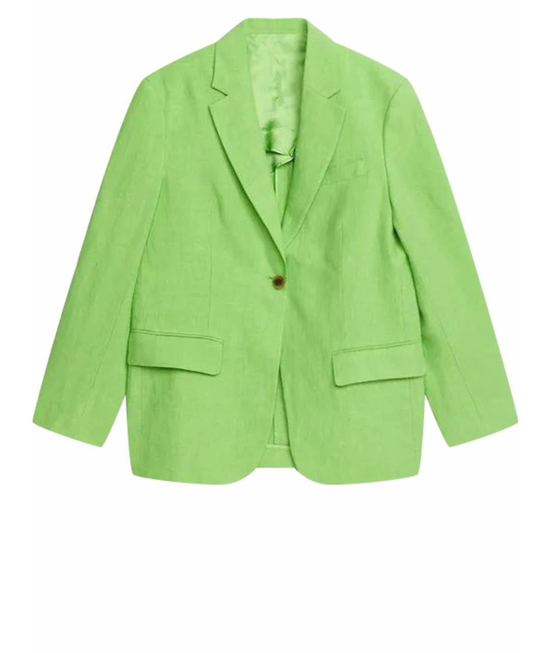 ARKET Зеленый льняной жакет/пиджак, фото 1