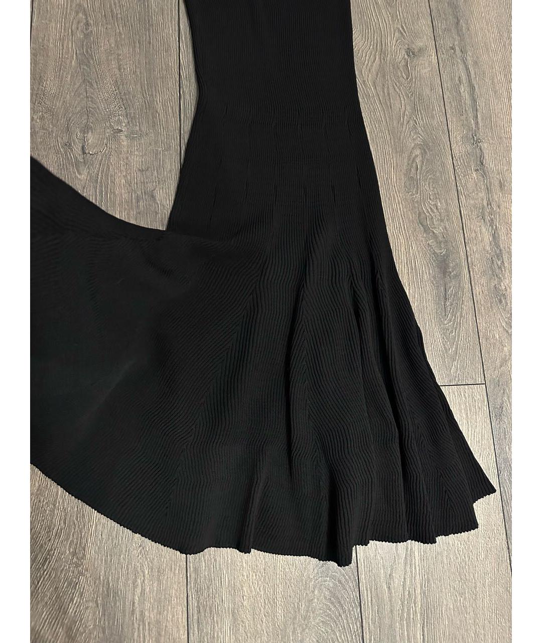 LOUIS VUITTON Черное вискозное вечернее платье, фото 5