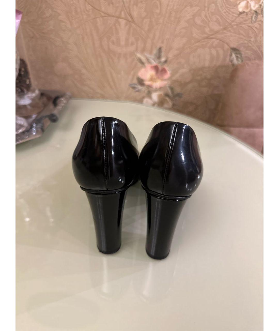 GUCCI Черные кожаные туфли, фото 4