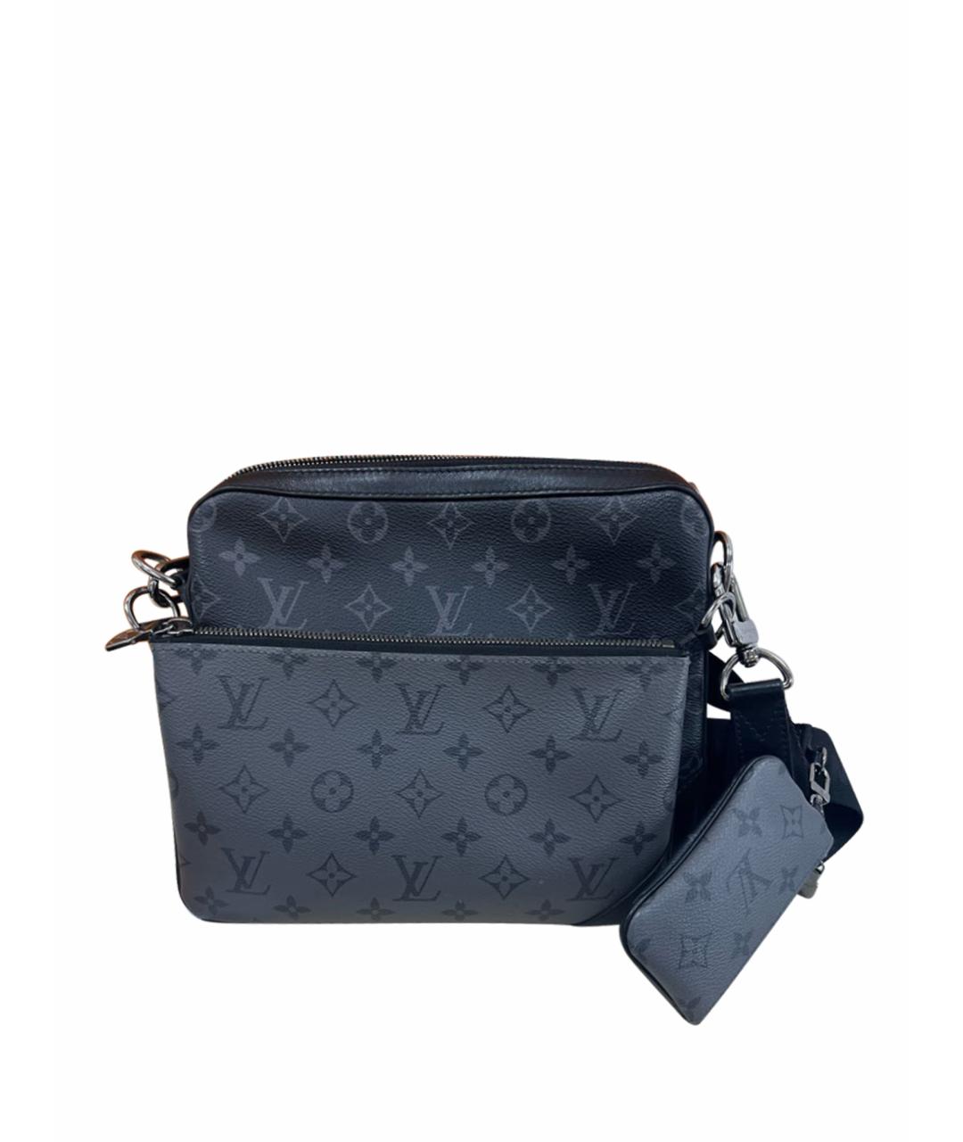 LOUIS VUITTON PRE-OWNED Черная сумка на плечо из искусственной кожи, фото 1