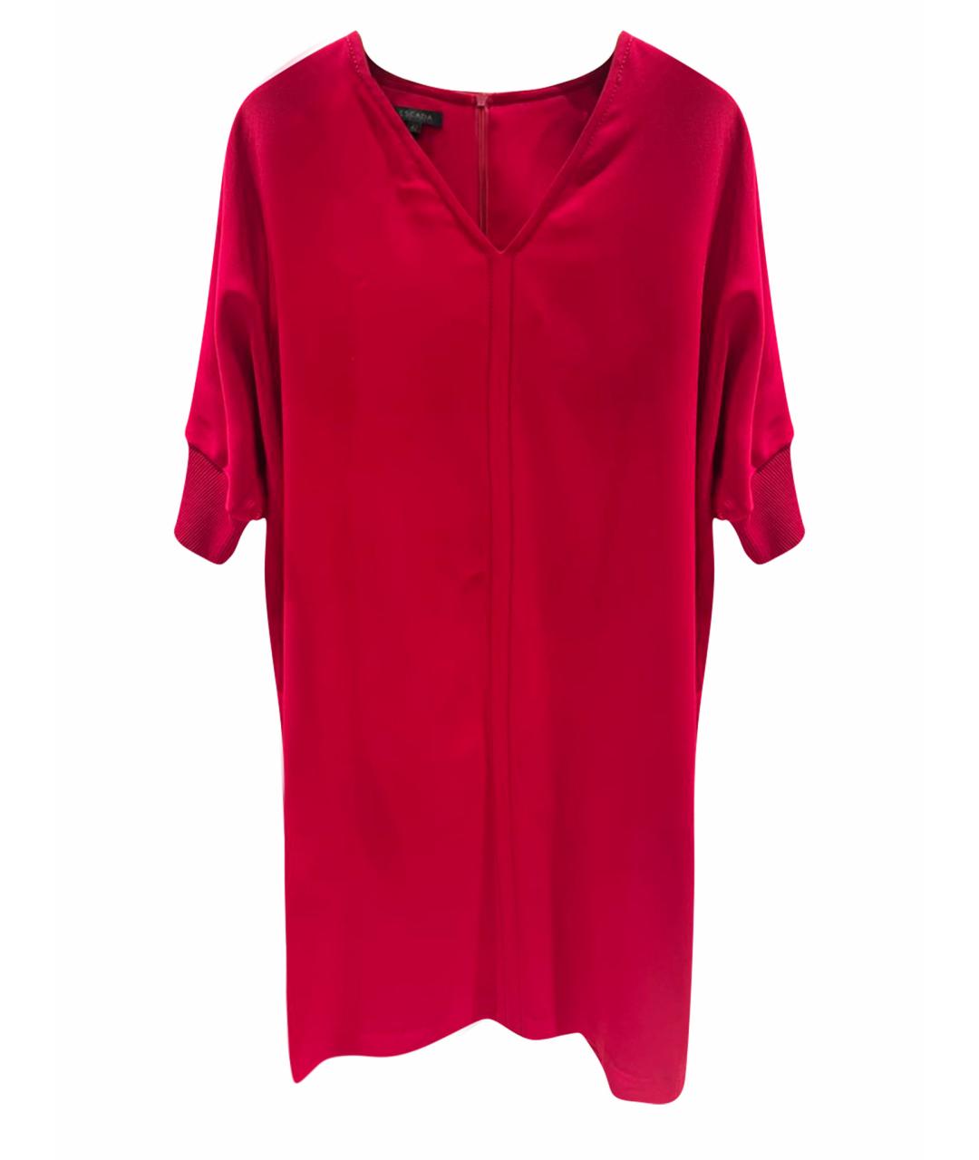 ESCADA Красное полиэстеровое повседневное платье, фото 1