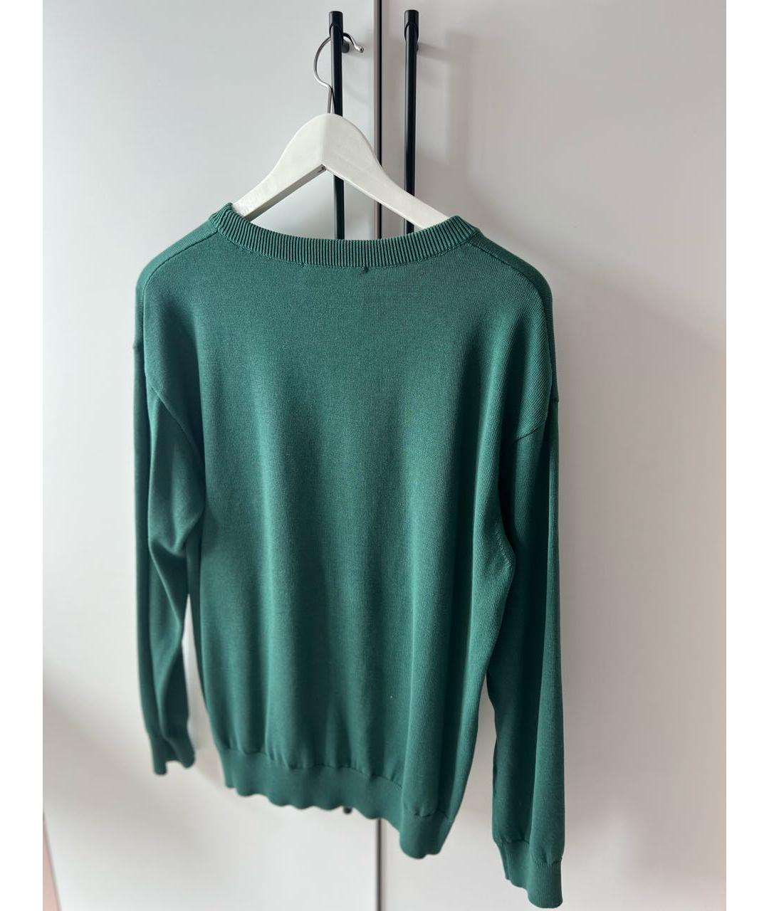 BOUTIQUE MOSCHINO Зеленый вискозный джемпер / свитер, фото 2