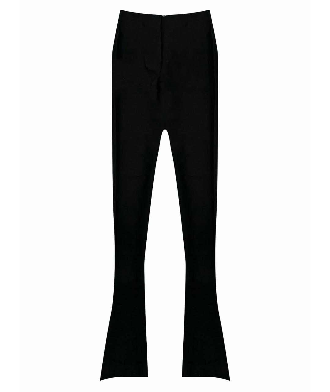 JACQUEMUS Черные вискозные брюки широкие, фото 1