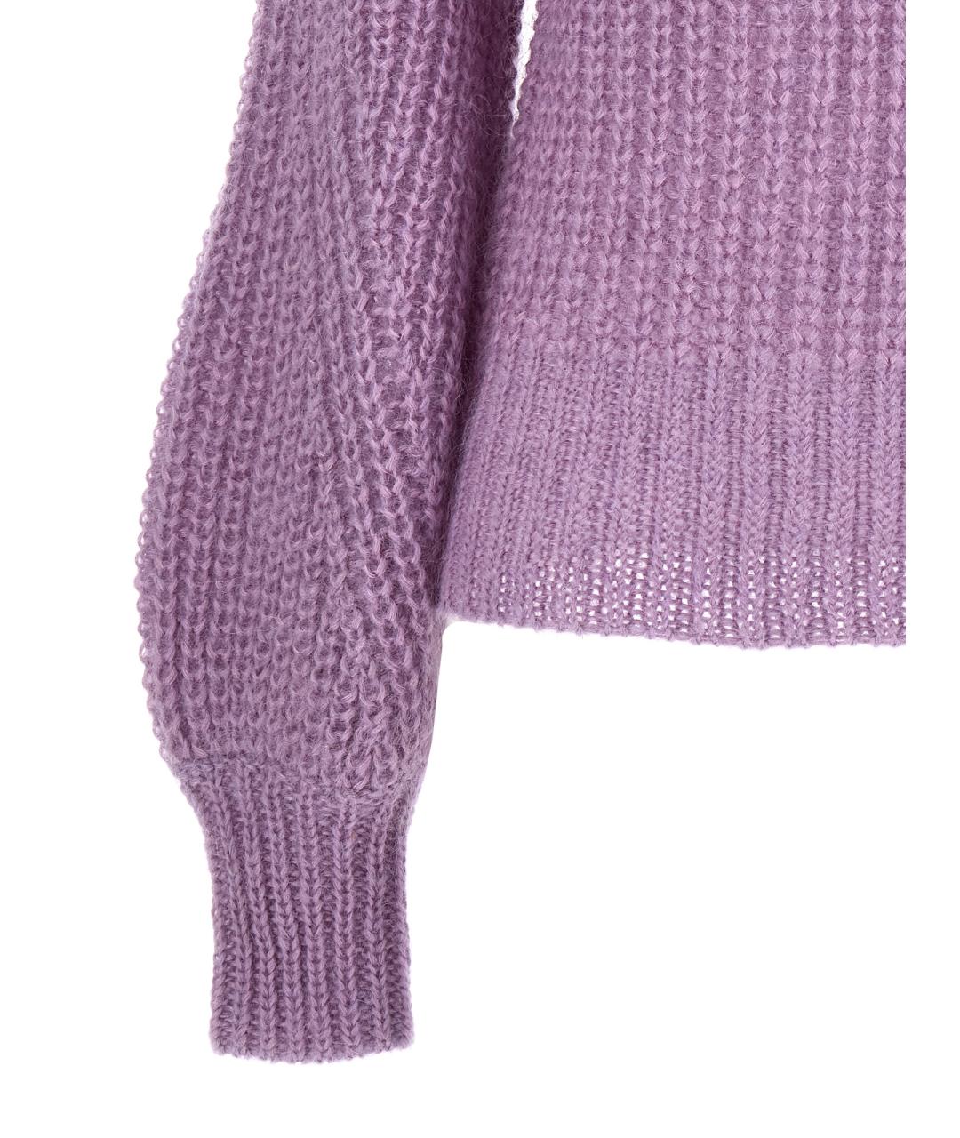 ZIMMERMANN Фиолетовый шерстяной джемпер / свитер, фото 4