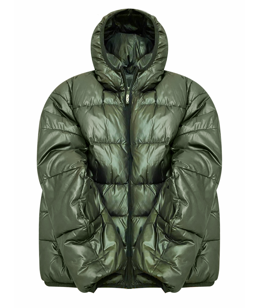 DKNY Антрацитовая полиэстеровая куртка, фото 1