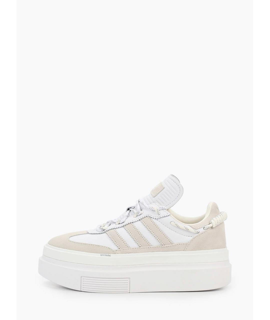 ADIDAS Бежевые кожаные кеды, фото 8