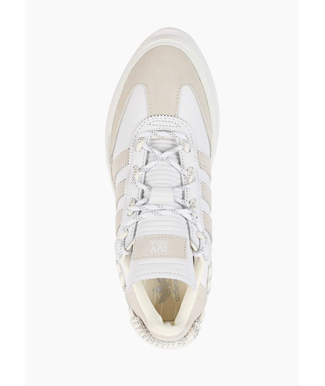 ADIDAS Бежевые кожаные кеды, фото 3