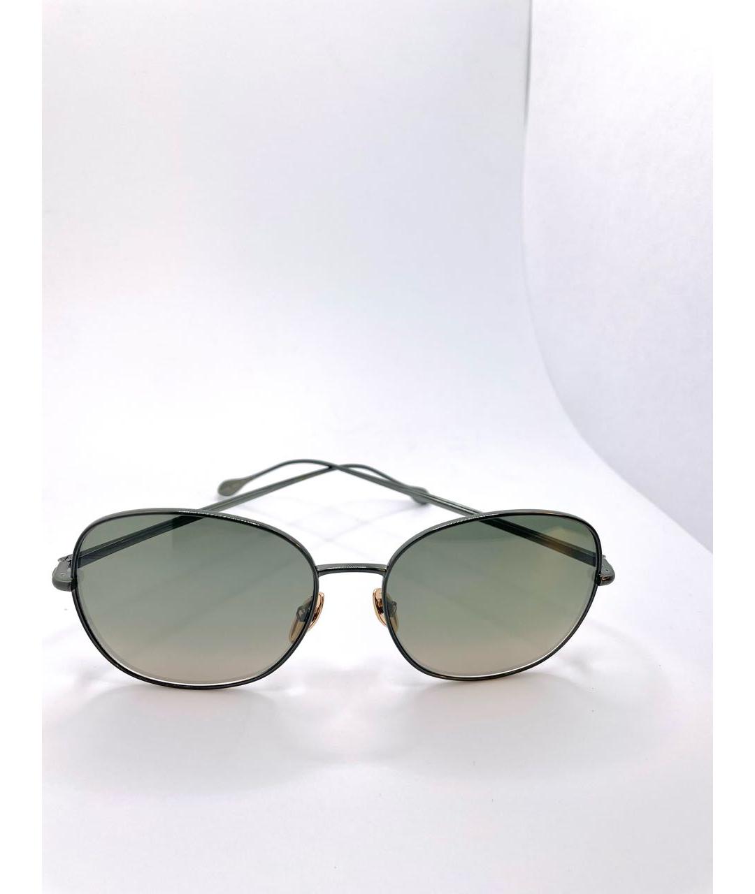 ISABEL MARANT Зеленые металлические солнцезащитные очки, фото 8