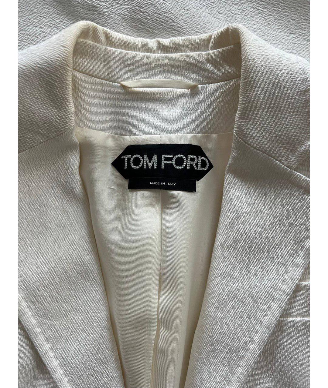 TOM FORD Белый костюм с юбками, фото 7