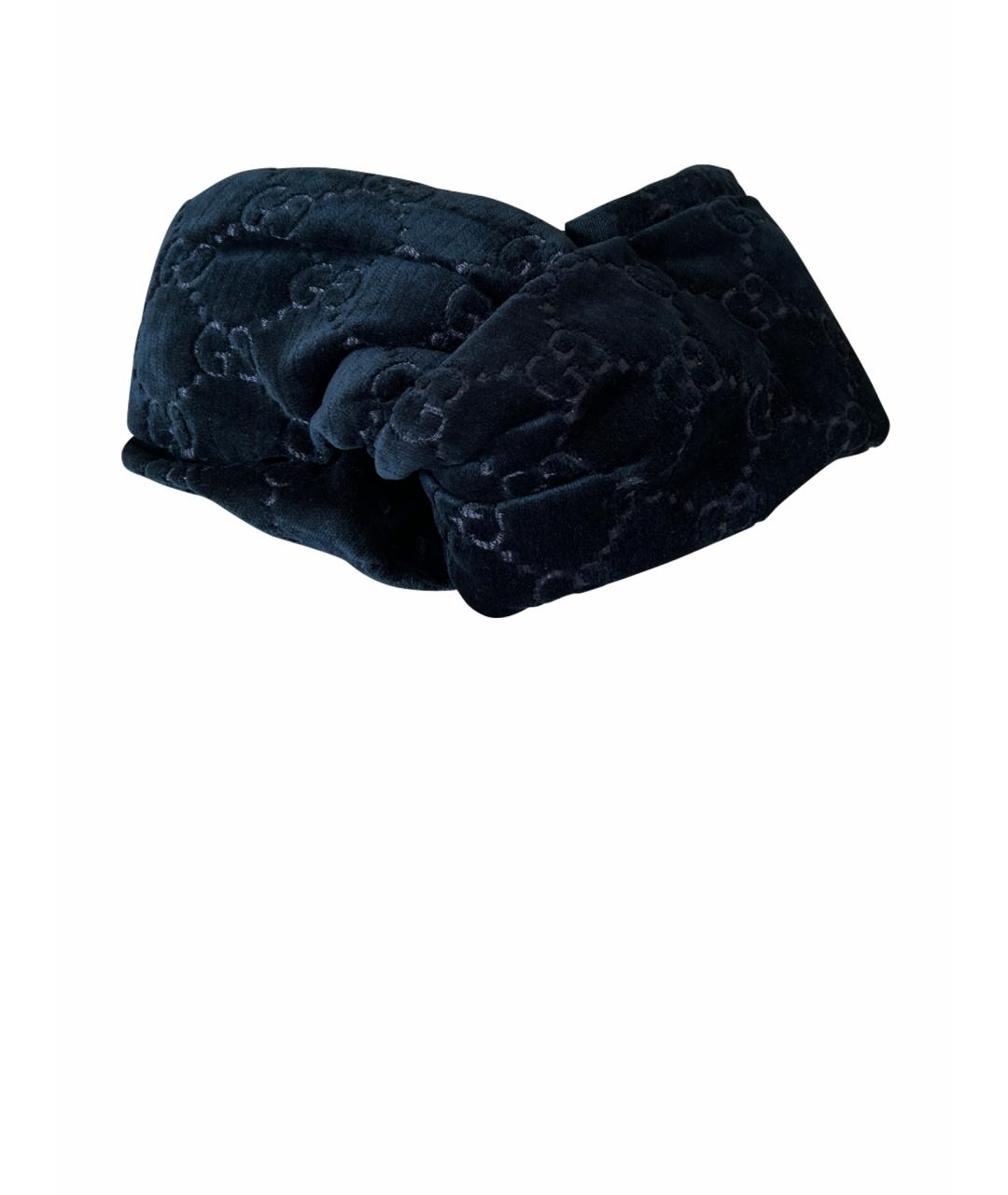 GUCCI Темно-синяя повязка, фото 1