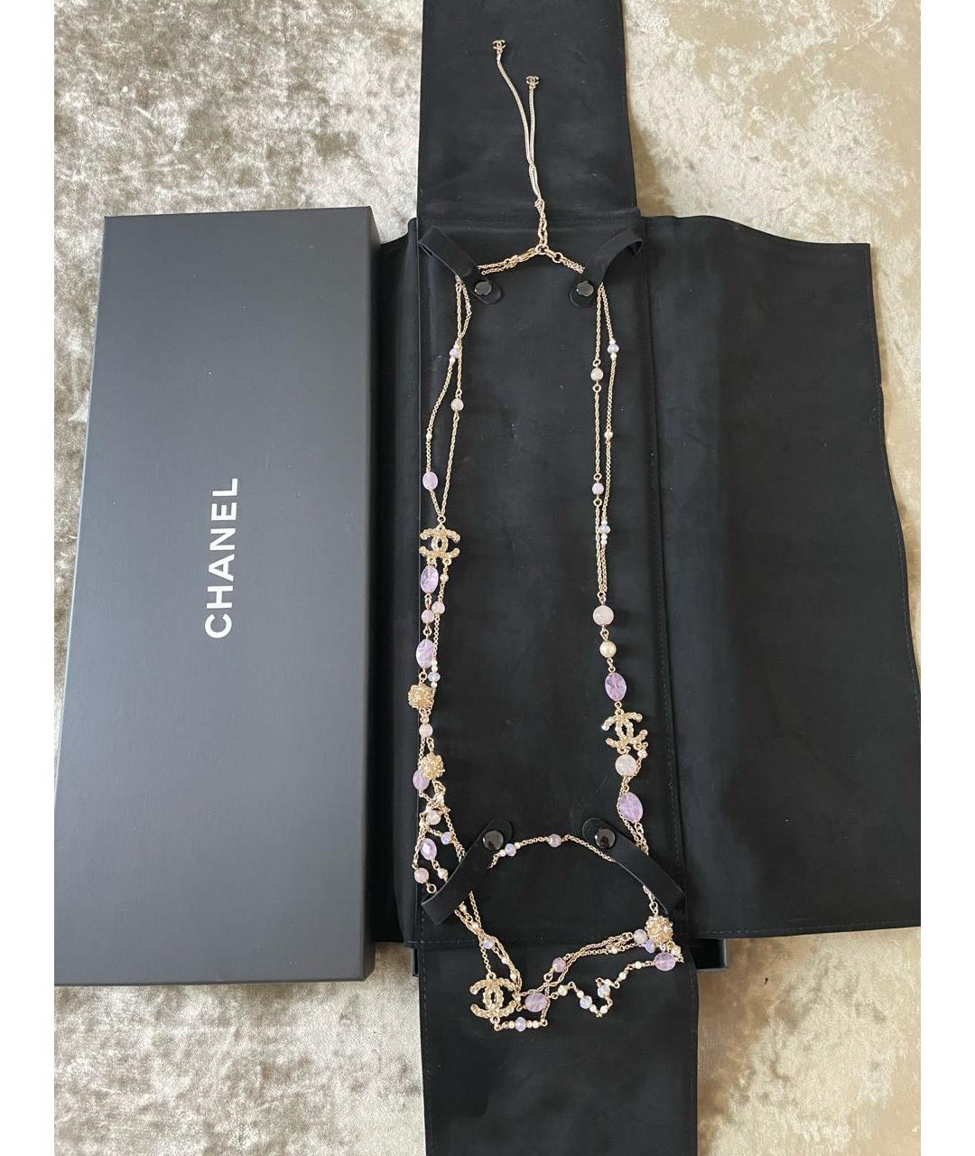 CHANEL Фиолетовое колье, фото 2