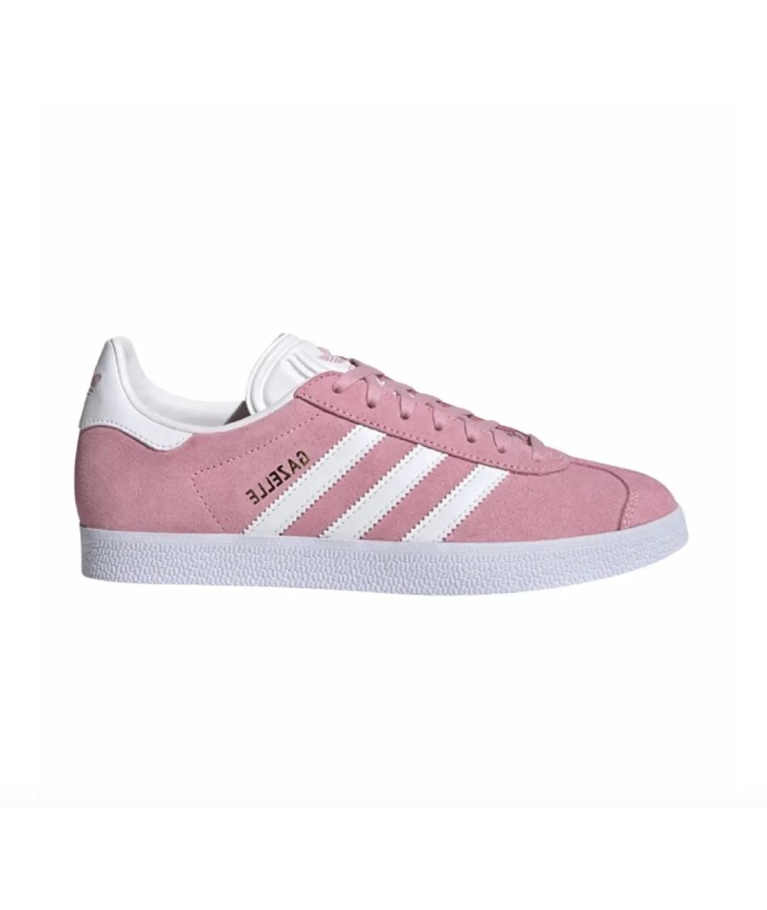 ADIDAS Розовые кожаные кеды, фото 7