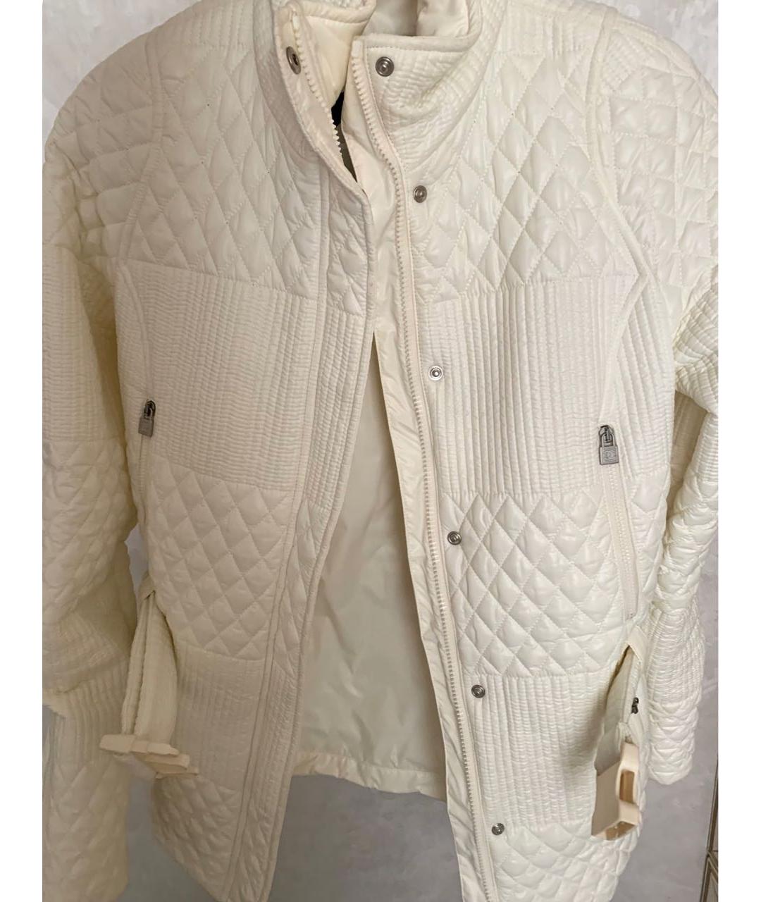 CHANEL PRE-OWNED Белая полиамидовая куртка, фото 3