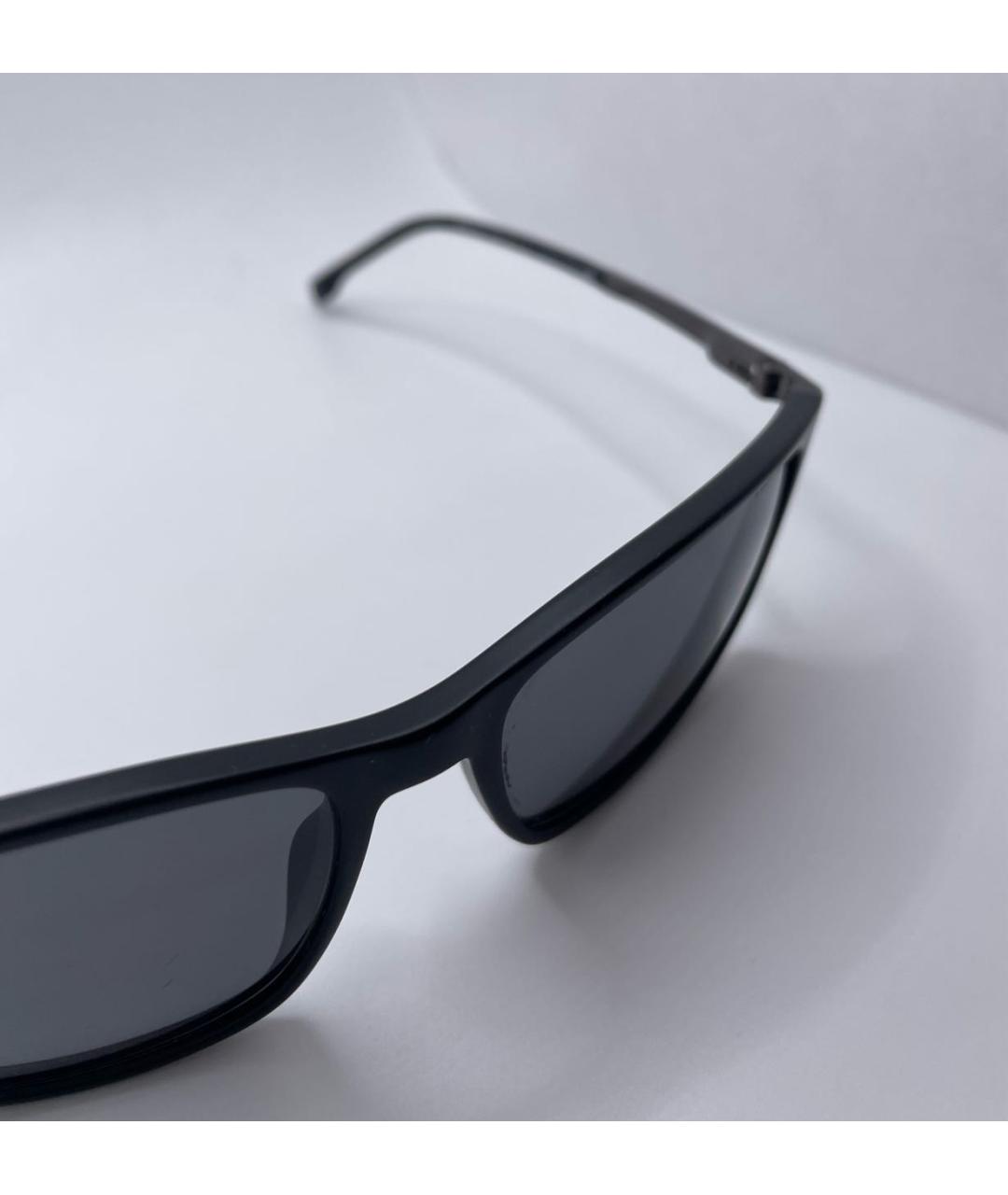 HUGO BOSS Черные пластиковые солнцезащитные очки, фото 3