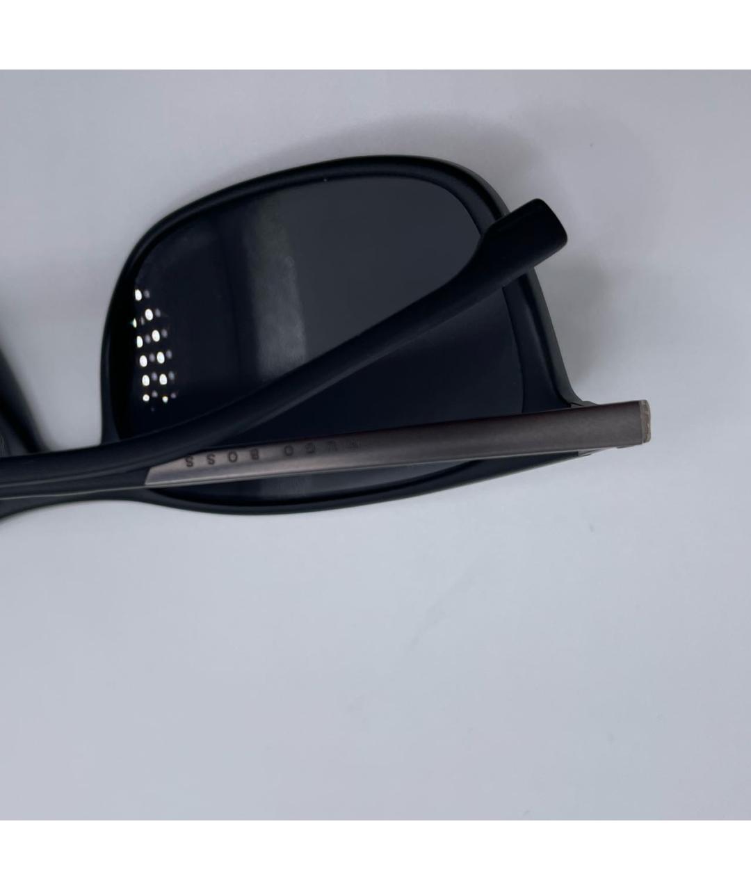 HUGO BOSS Черные пластиковые солнцезащитные очки, фото 5