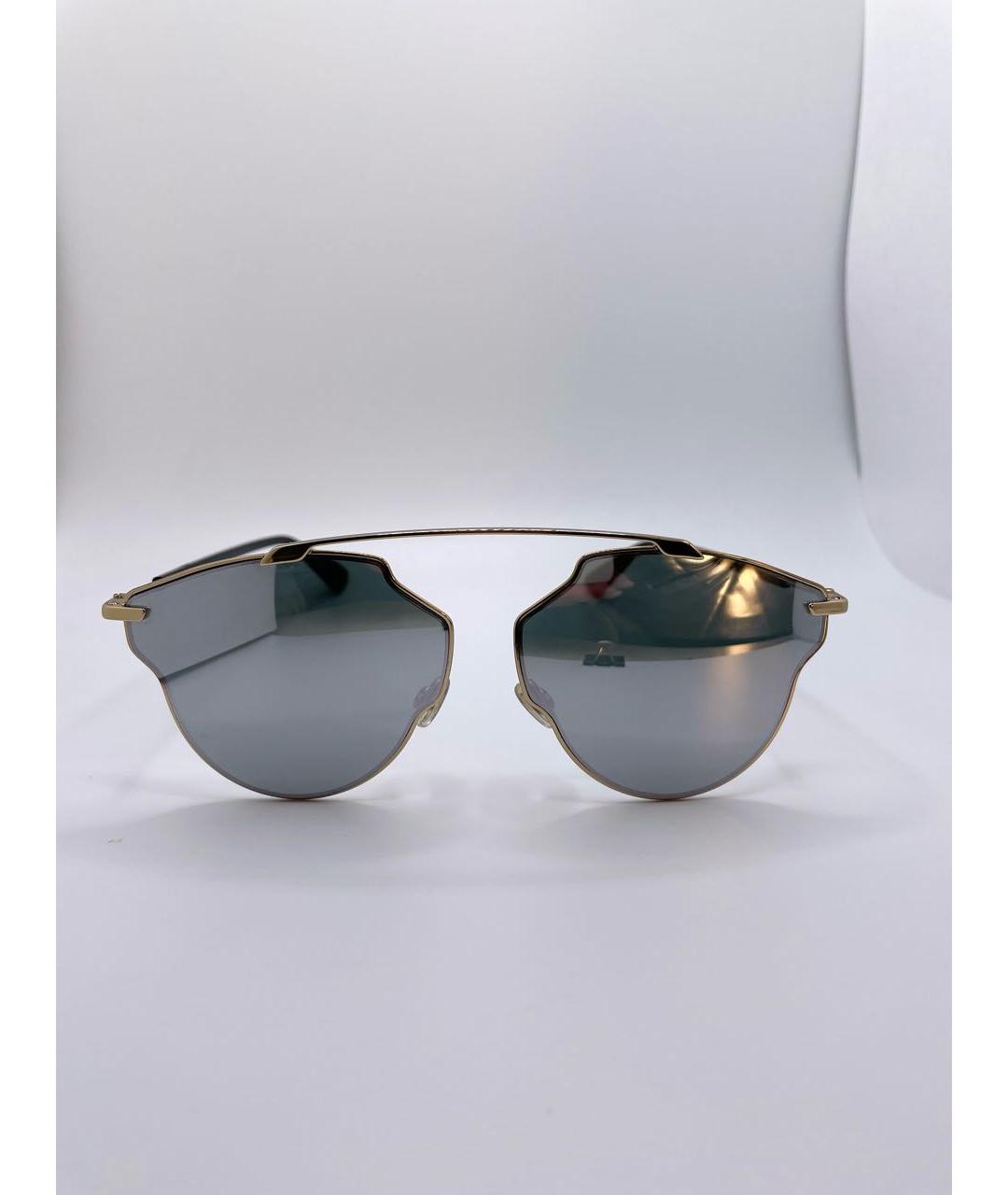 CHRISTIAN DIOR PRE-OWNED Серебряные металлические солнцезащитные очки, фото 9