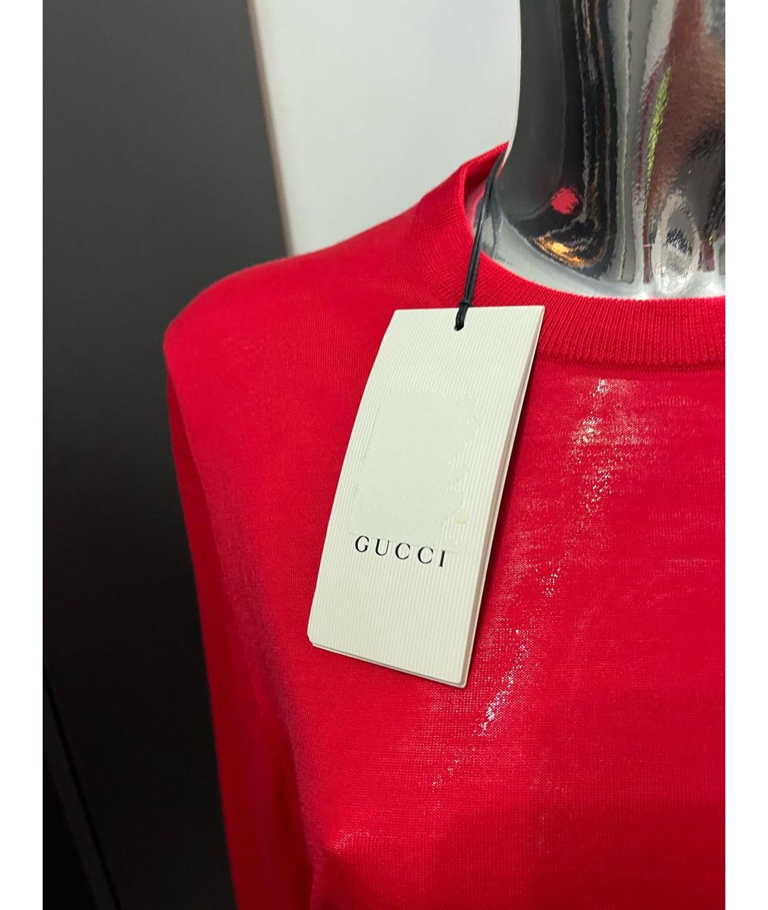 GUCCI Красный джемпер / свитер, фото 2
