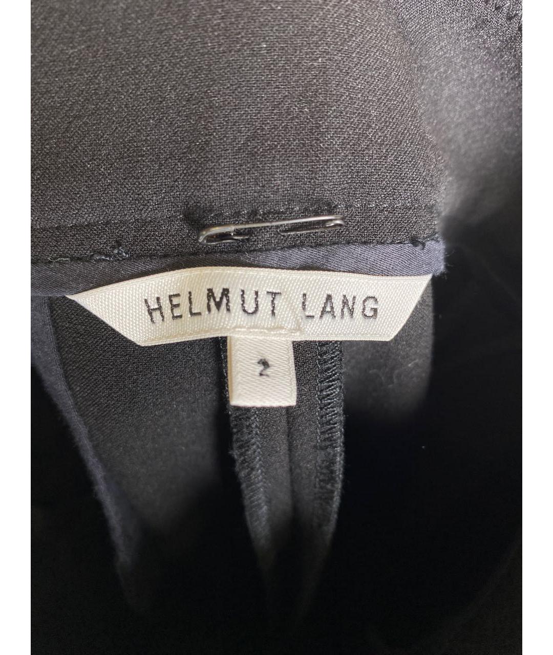 HELMUT LANG Черные брюки узкие, фото 3