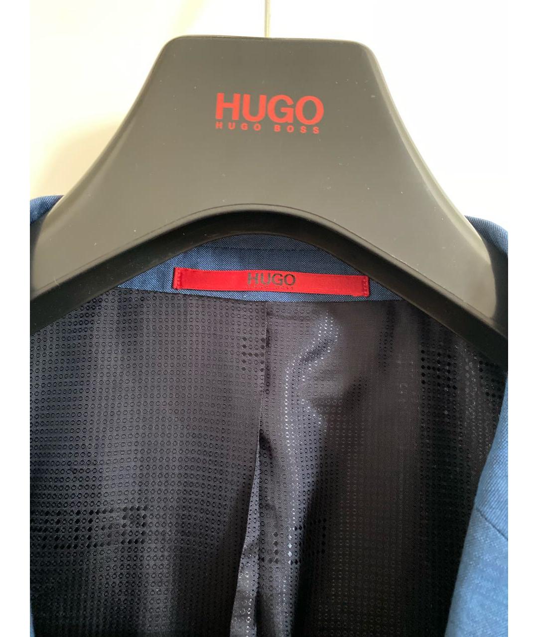 HUGO BOSS Темно-синий повседневный костюм, фото 3
