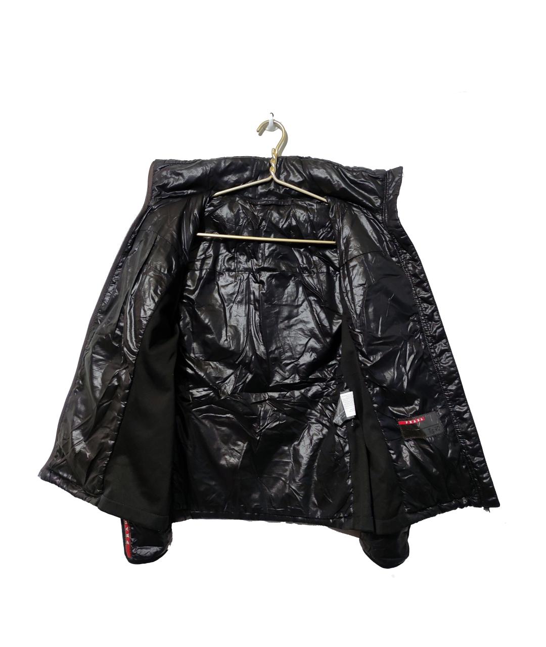 PRADA VINTAGE Черная полиамидовая куртка, фото 7