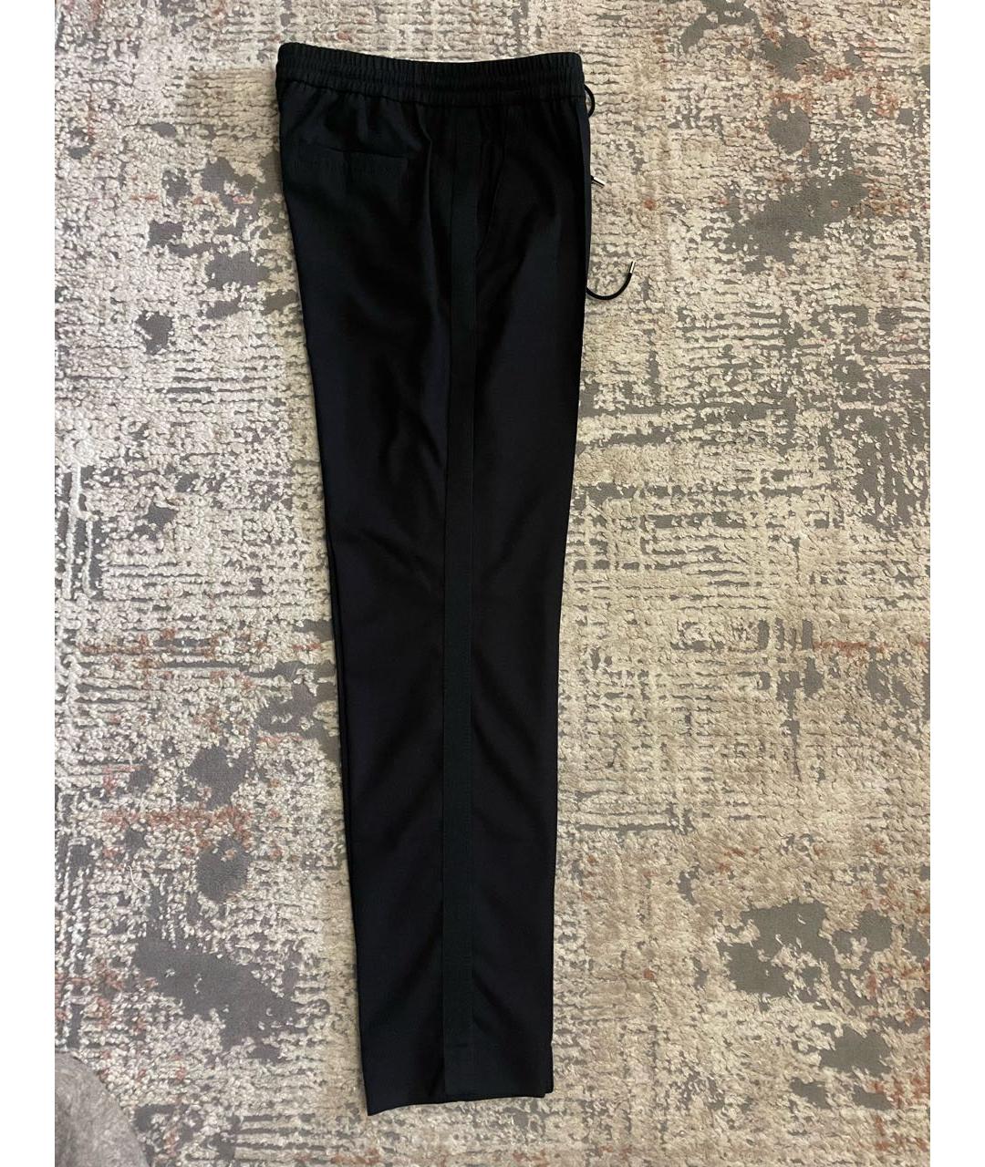 HUGO BOSS Черные вискозные прямые брюки, фото 2