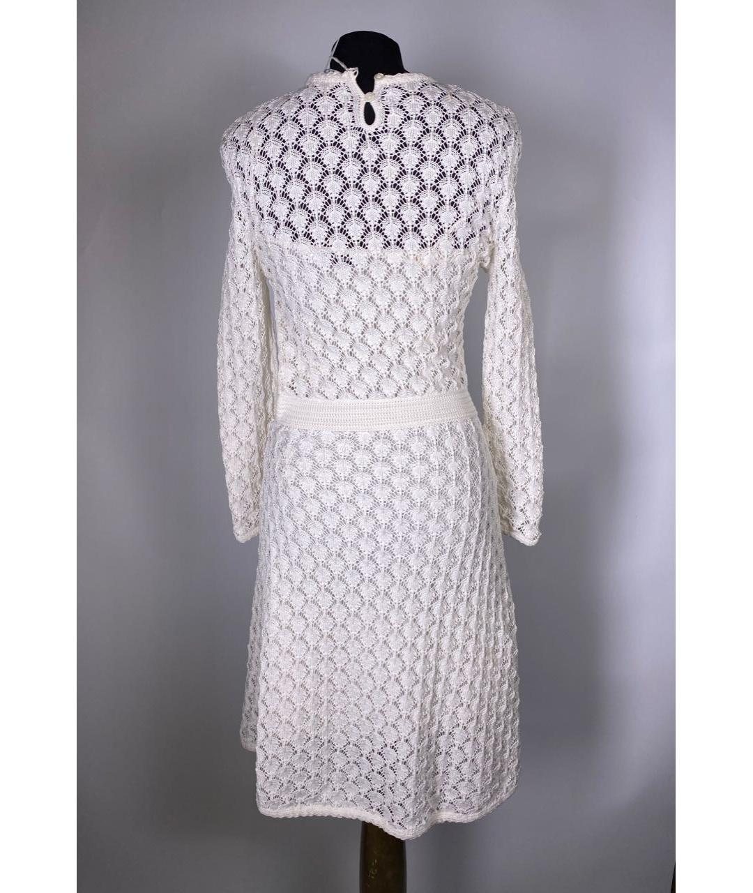 CHRISTIAN DIOR Белое хлопковое повседневное платье, фото 2