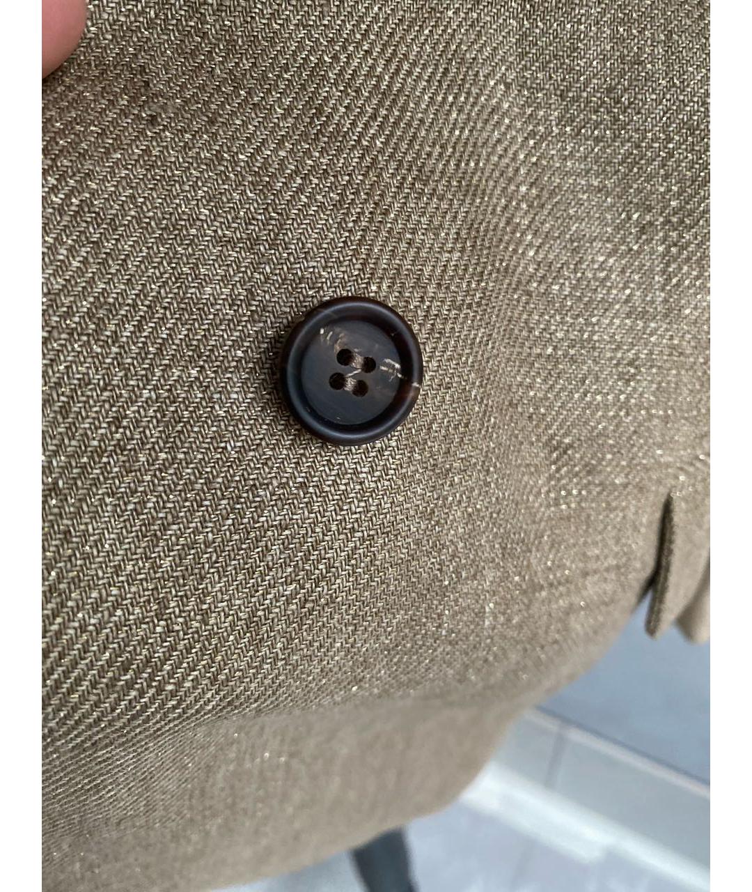 BRUNELLO CUCINELLI Льняной жакет/пиджак, фото 4