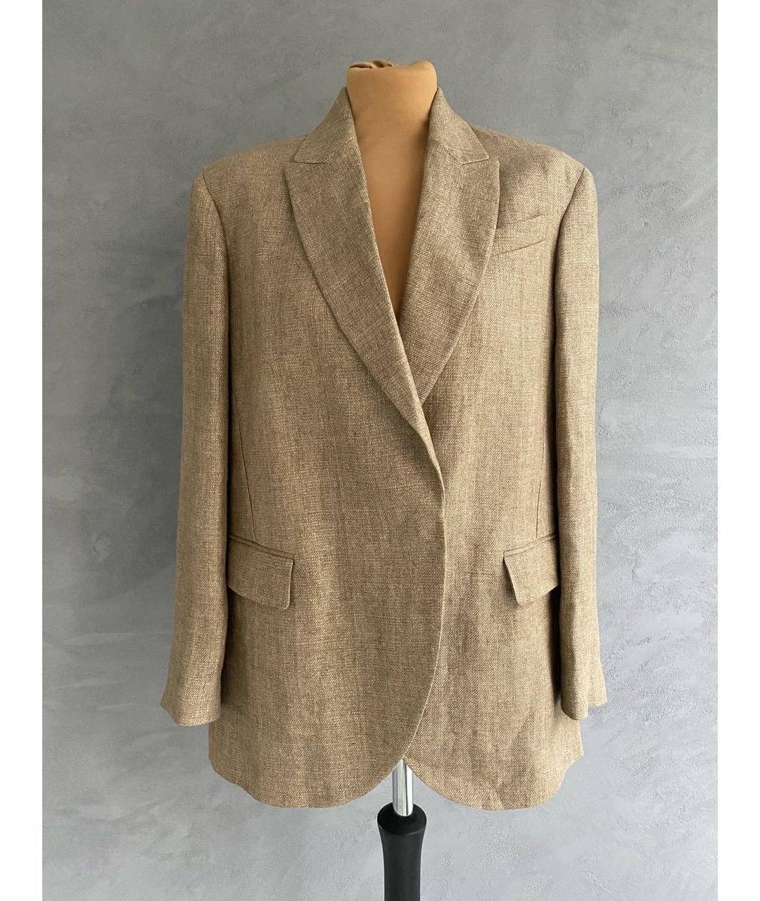 BRUNELLO CUCINELLI Льняной жакет/пиджак, фото 7