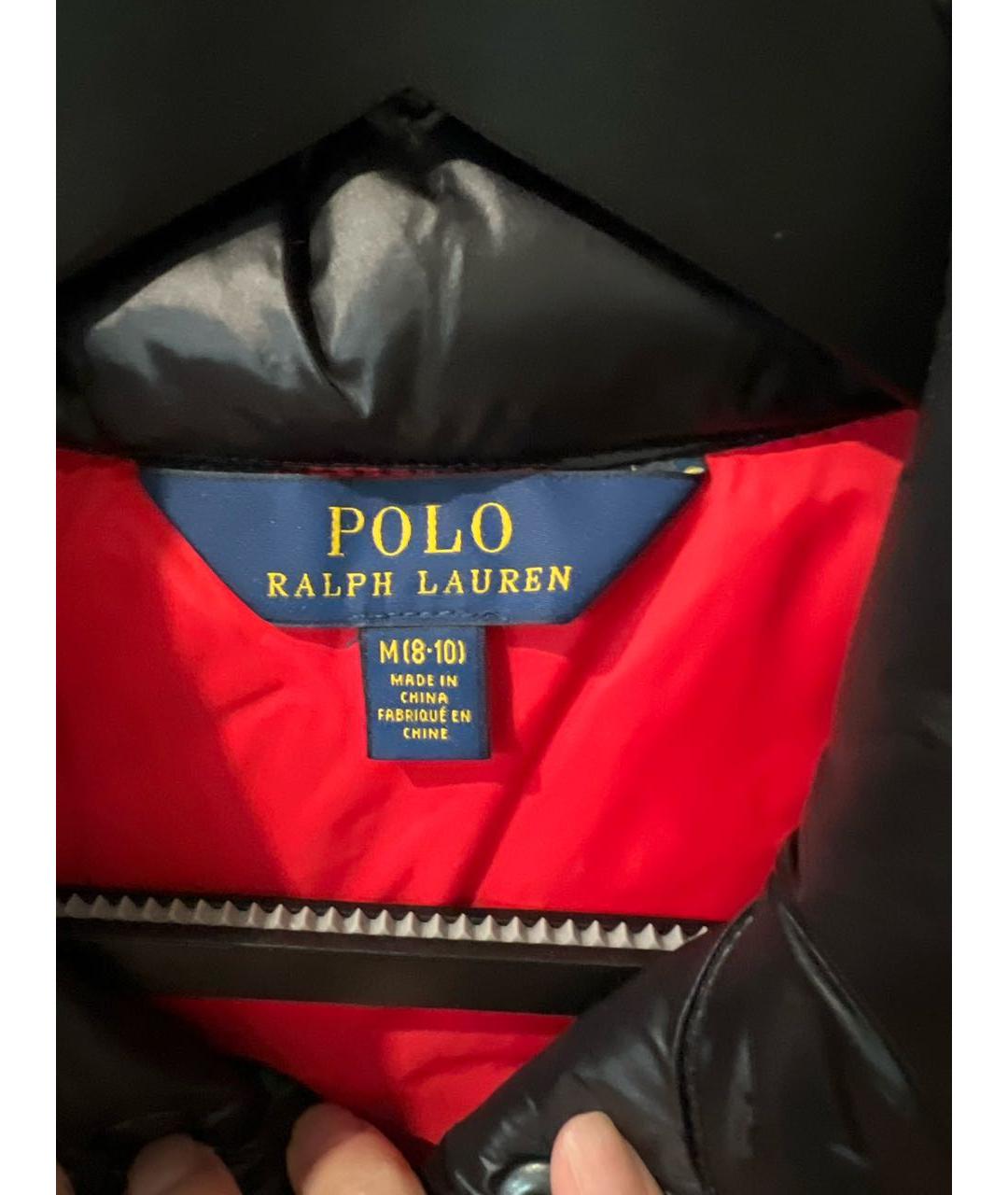 POLO RALPH LAUREN Черный полиэстеровый жакет / жилет, фото 4