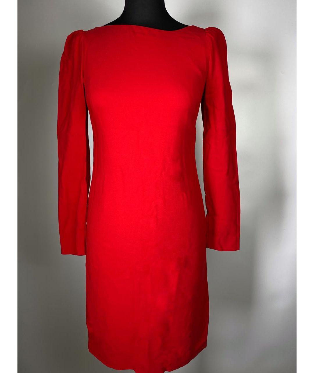 VALENTINO Красное коктейльное платье, фото 7