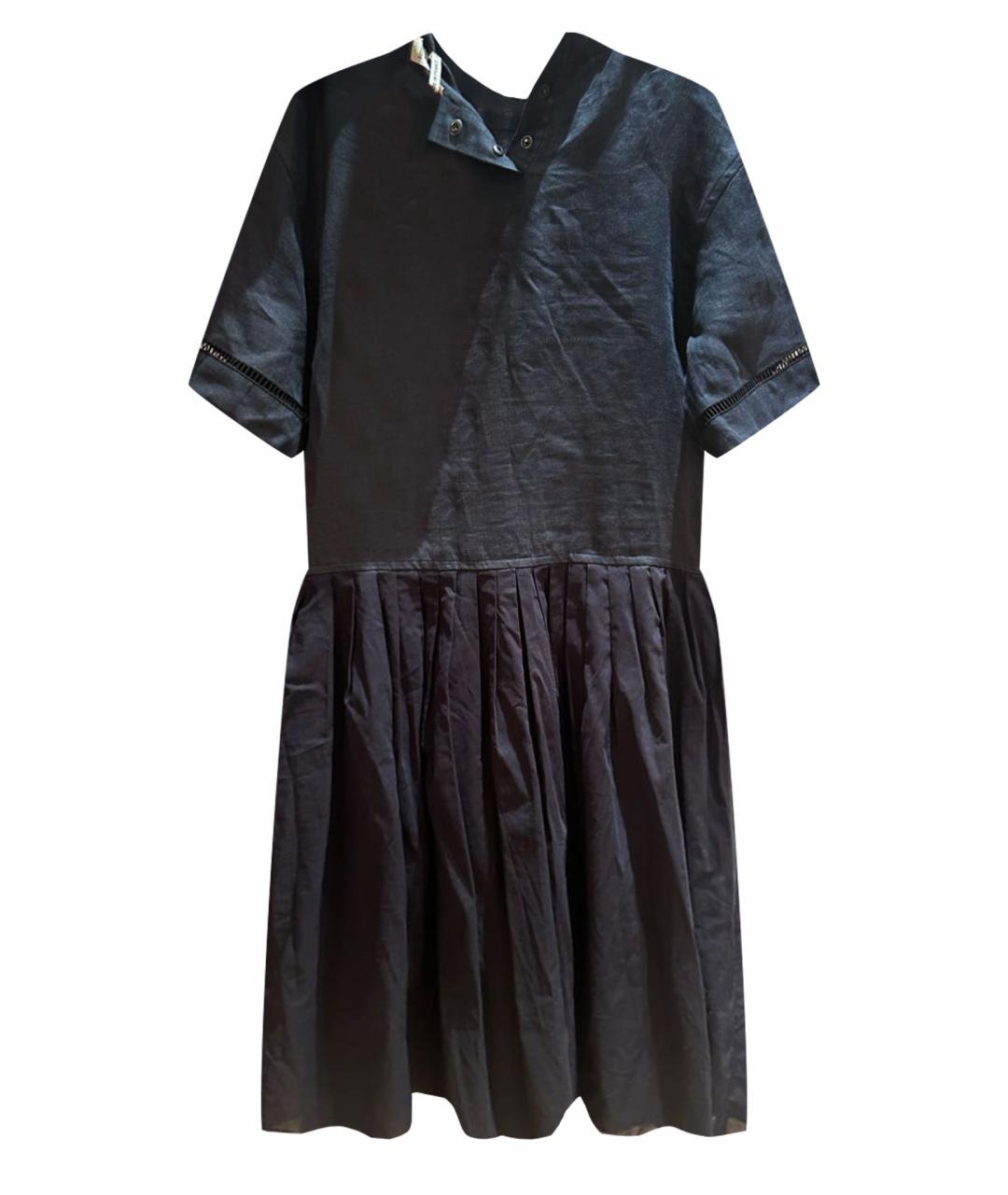 HERMES PRE-OWNED Серое хлопковое повседневное платье, фото 1