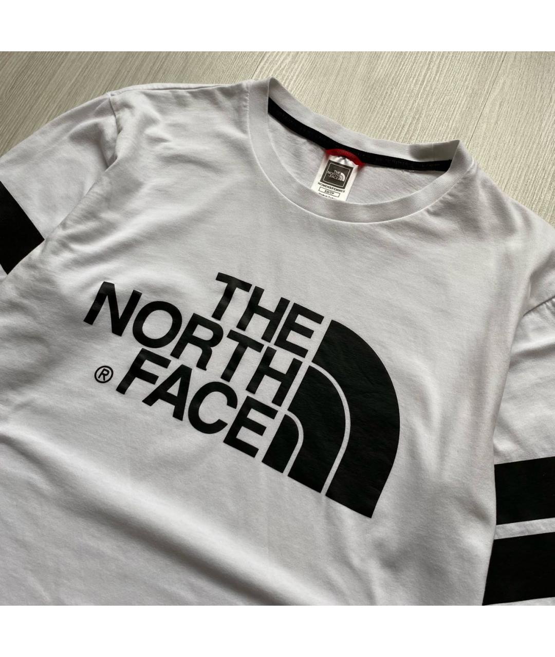 THE NORTH FACE Белая хлопковая футболка, фото 2