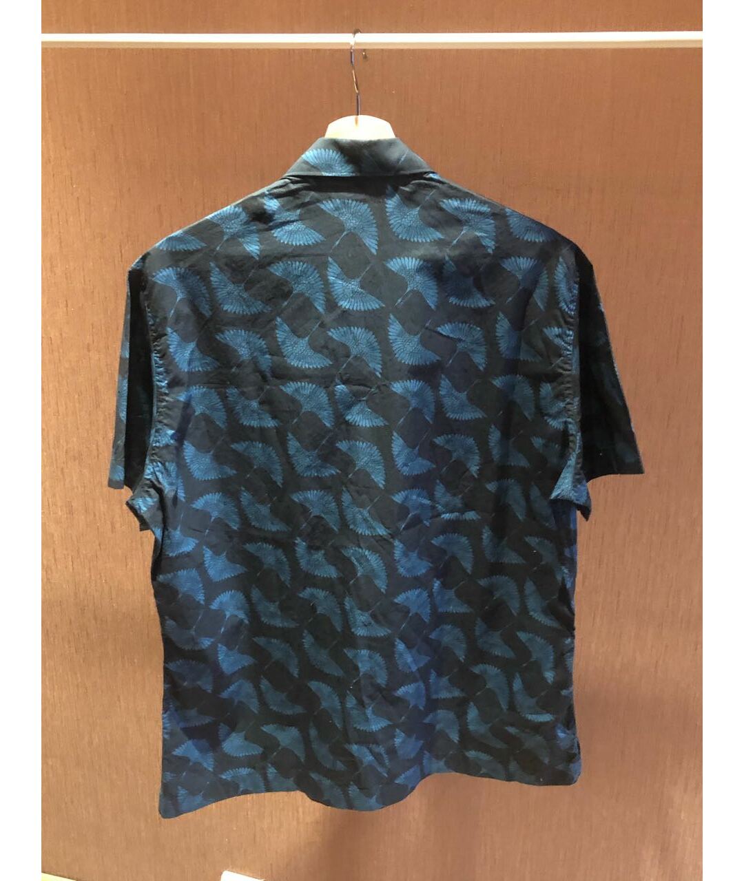 CORTIGIANI Темно-синяя хлопковая кэжуал рубашка, фото 2