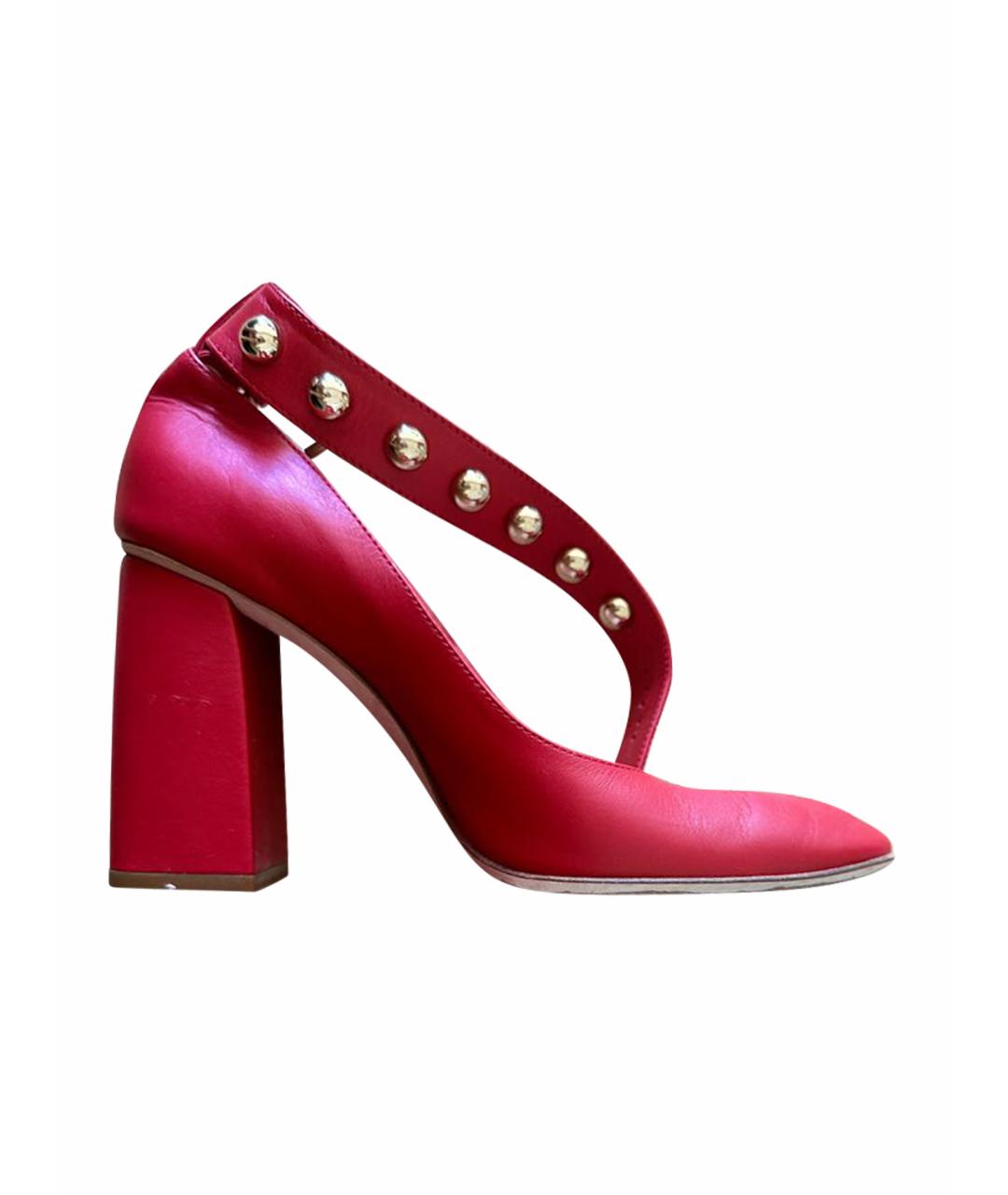 RED VALENTINO Красные кожаные туфли, фото 1