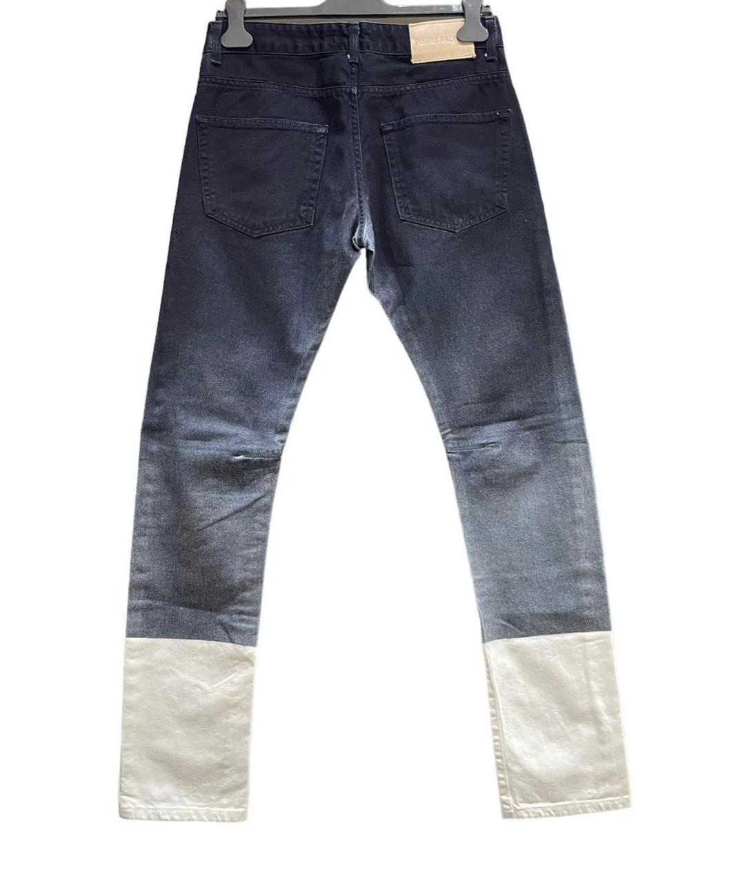 PIERRE BALMAIN Темно-синие хлопковые джинсы скинни, фото 2