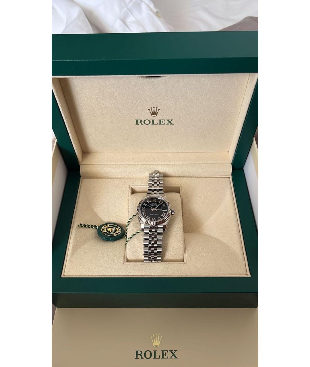 ROLEX Серебряные часы из белого золота, фото 2