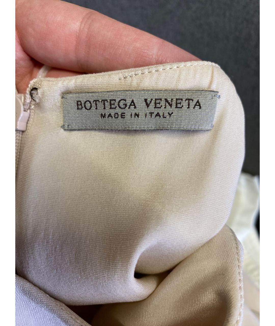 BOTTEGA VENETA Бежевое повседневное платье, фото 3