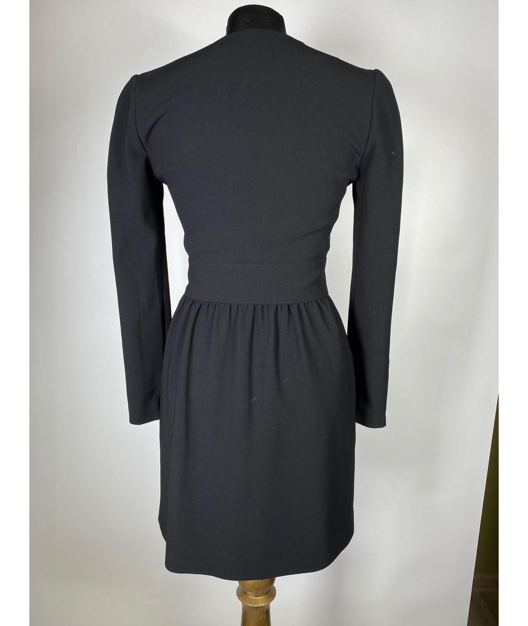 CELINE PRE-OWNED Черное ацетатное повседневное платье, фото 2