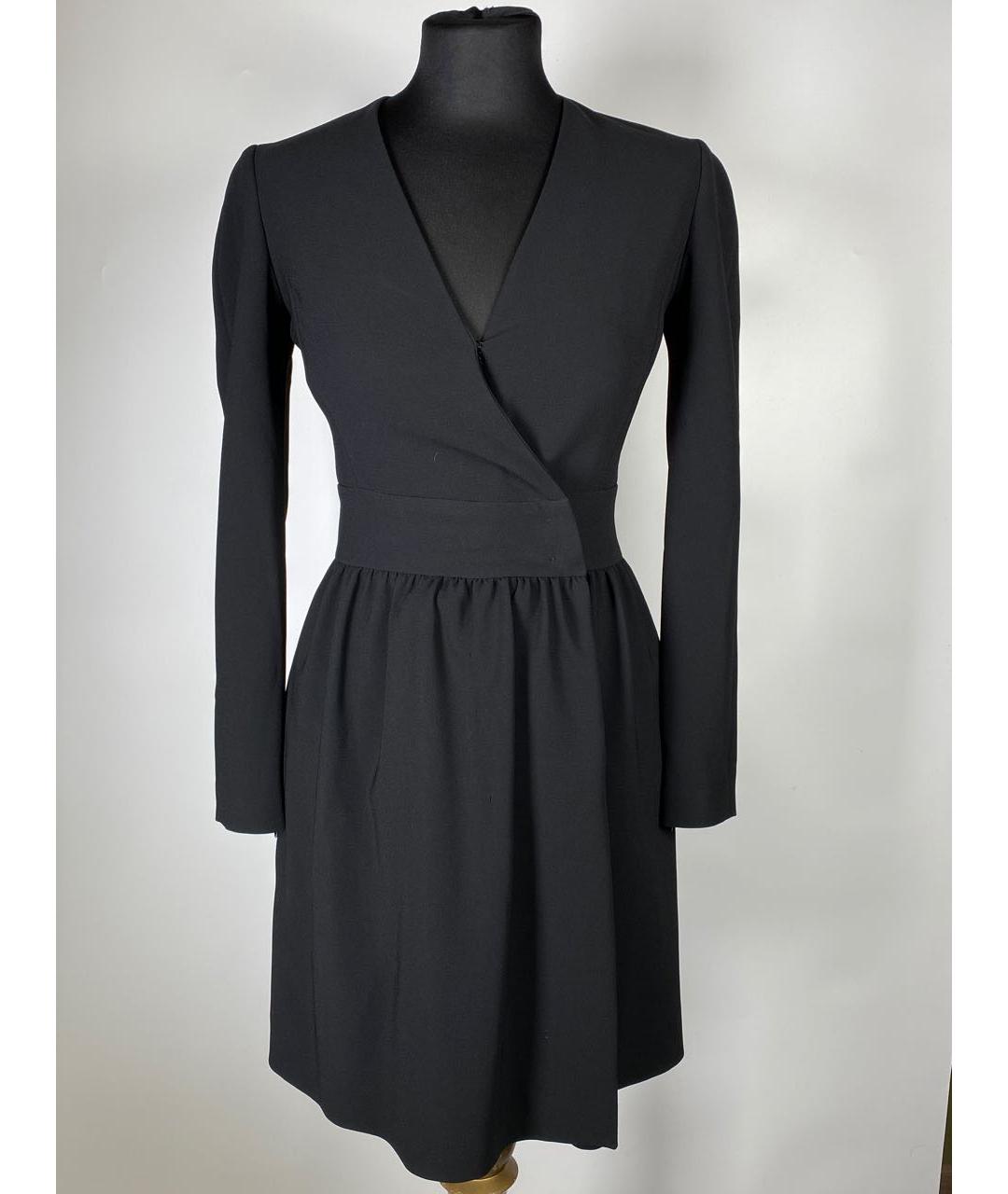 CELINE PRE-OWNED Черное ацетатное повседневное платье, фото 7