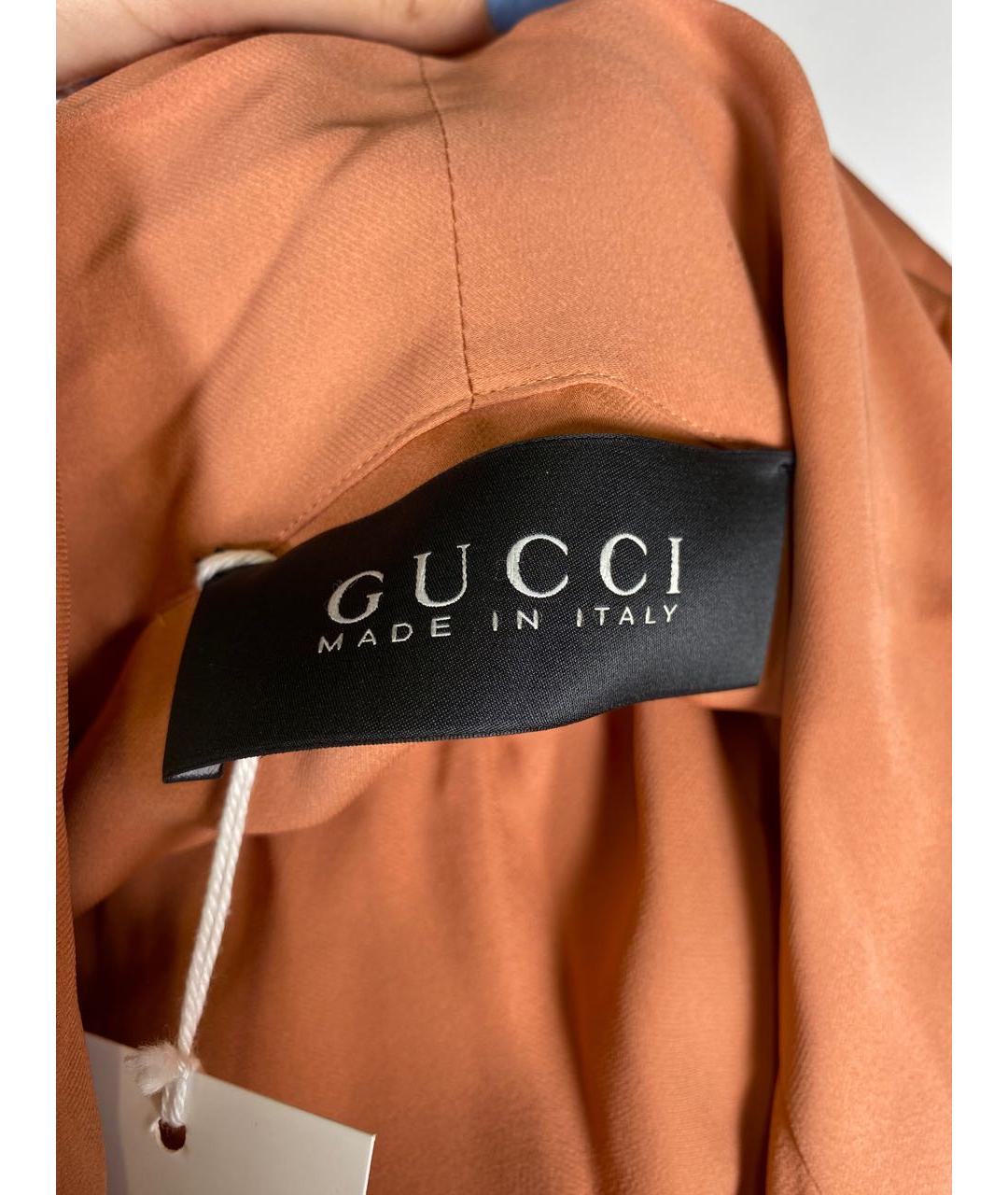 GUCCI Оранжевое повседневное платье, фото 3