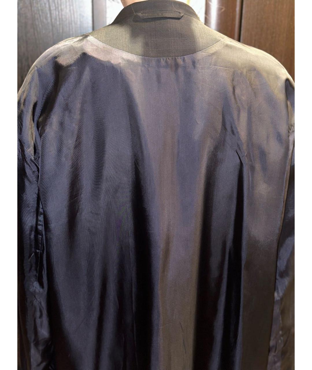 BALENCIAGA Темно-синий шерстяной пиджак, фото 4
