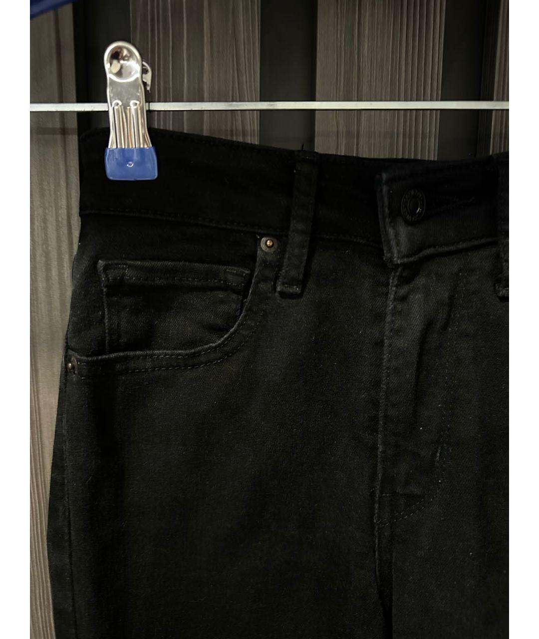 LEVI'S Черные хлопко-полиэстеровые джинсы клеш, фото 4