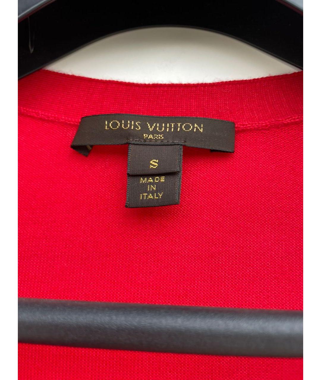 LOUIS VUITTON PRE-OWNED Красный кашемировый кардиган, фото 3