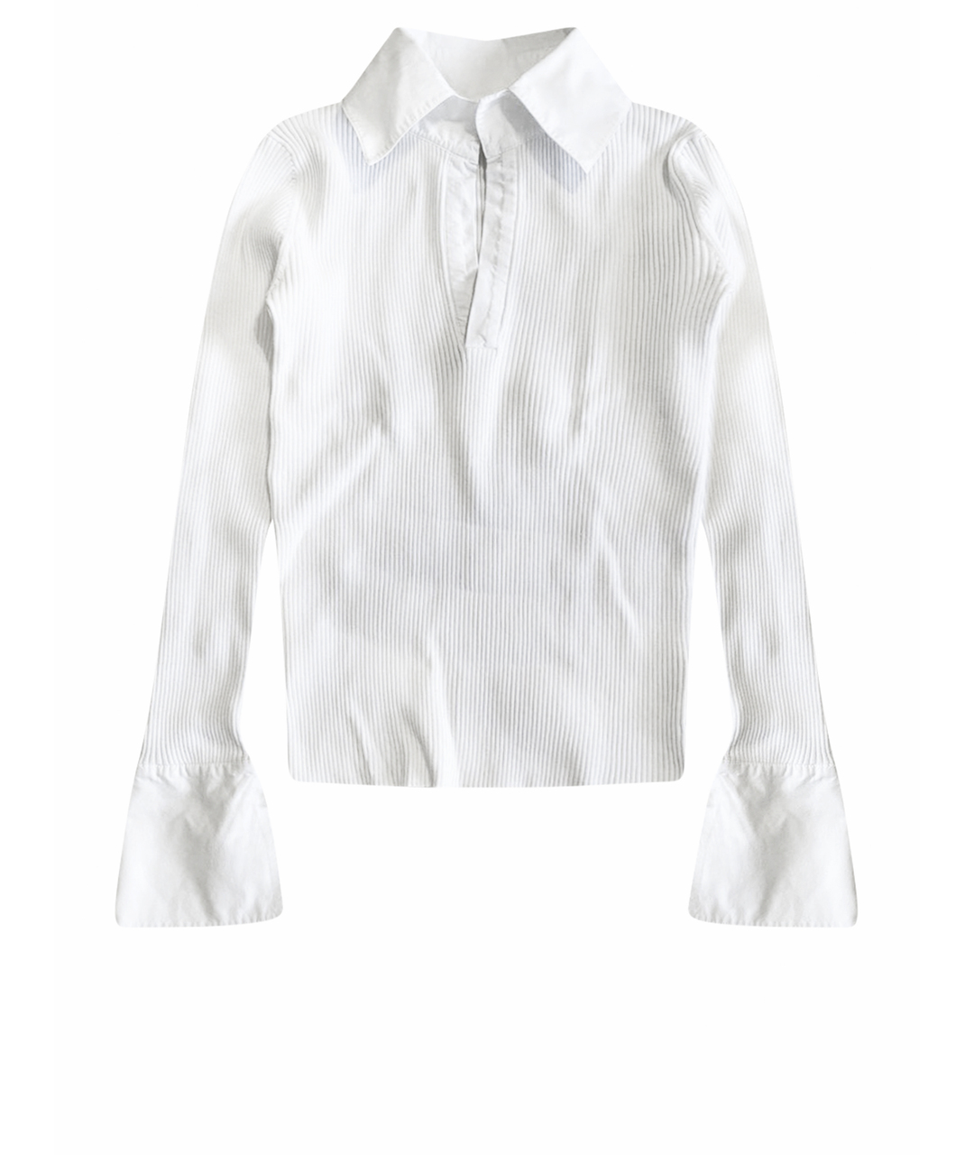 GIANFRANCO FERRE Белая хлопко-эластановая рубашка, фото 1